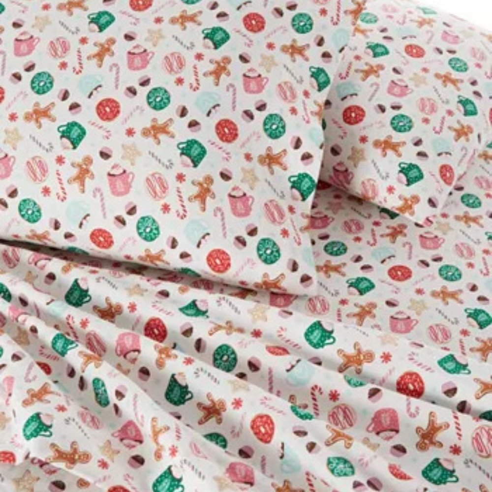 Charter Club Kids Candyland Flannel 3-Pc. Twin Sheet Set - Picture 3 of 3